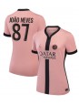 Paris Saint-Germain Joao Neves #87 Tredjedrakt Dame 2024-25 Korte ermer